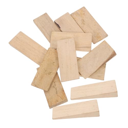 Hemobllo 12piezas Kit De Cuñas De Madera Para Fijación De Implementos Agrícolas Cuñas Prácticas Para Reparación De Mangos De y Hachas Para Herramientas De Jardín y Bricolaje