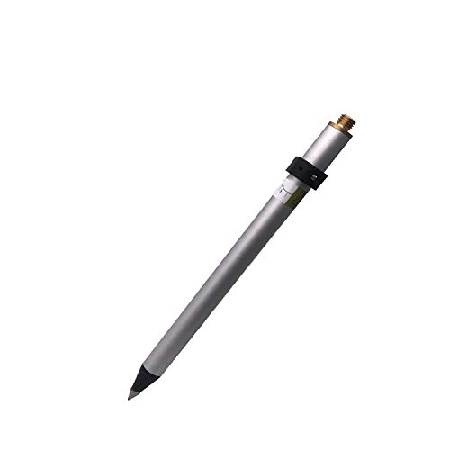 Handheld Mini Stakeout Rod, Mini Handheld Prism Poles 50cm with 5/8x11 Threaded for Prism Total Station Surveying