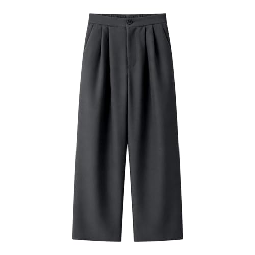 Pantalon droit taille haute fluide ample et confortable stretch chic - 3