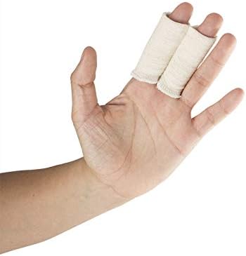 SUPERBRACE Finger Splint Bedford Buddy Wrap Double Support for Fracture, Jammed, Swollen, Dislocated Finger (M)