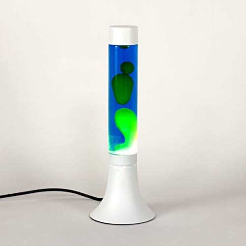 Licht-Erlebnisse Lampe à lave Yvonne F/LA/1129/7789 lumière dambiance Rétro Bleu, jaune, blanc.