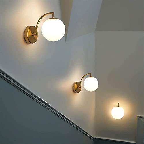 Appliques Lampada da parete in oro interno, panna