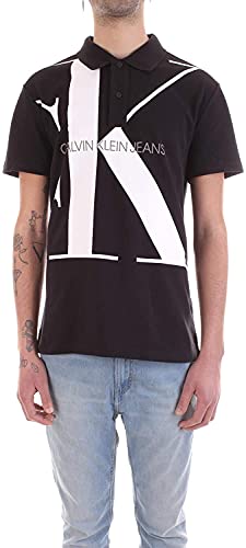 Calvin Klein Upscale Monogram Polo, CK Black