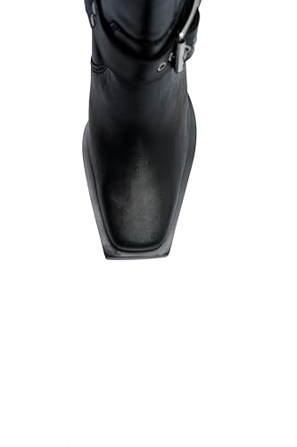Bottes tendance cuir noir femme Kenneth Cole Emmett pointure 35 - 5