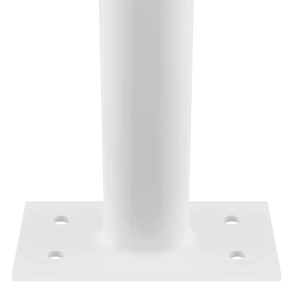 ROBUSTO BIGPACK 2x Rammschutzpfosten L, r/w, aufdübeln, Stahl, Ø 6 cm, 140 cm, Art.-Nr. 609531 | Poller | Anfahrschutzpfosten | Rammschutzpoller