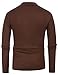 PJ PAUL JONES Casual Vintage Long Sleeve Polo Sweater for Men Stripe Button Cardigan Sweater