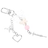 Photo Gallery holibanna portachiavi kawaii con rosa per cellulare e charm decorativo con accessorio e versatile per e chiavi Photo Gallery holibanna portachiavi kawaii con rosa per cellulare e charm decorativo con accessorio e versatile per e chiavi