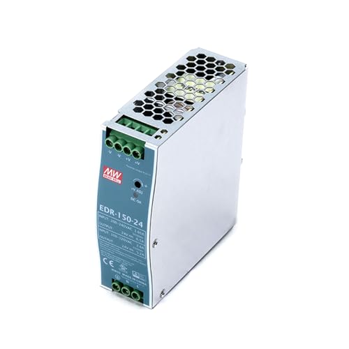 Image of EDR-150-24 150W 24V 6.5A Single Output Industrial DIN Rail Power Supply, Constant Current Limiting, Overload & Overvoltage Protection