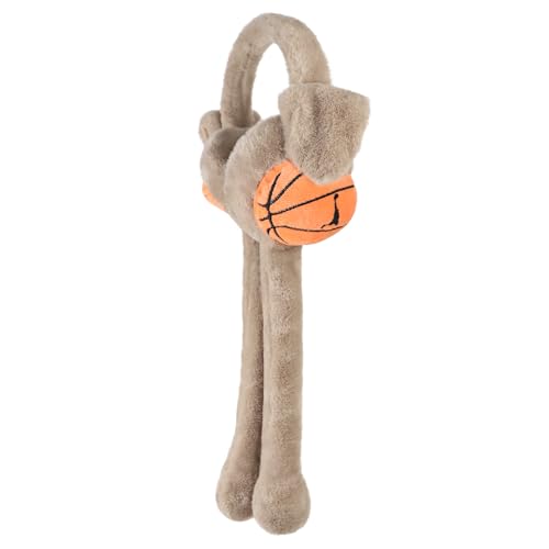 XGOPTS Kids Winter Furry Warm Earmuffs with Pop Up Moving Jumping Ears Funny Plush Soccer Ear Warmers Bunny Headbands Cosplay4