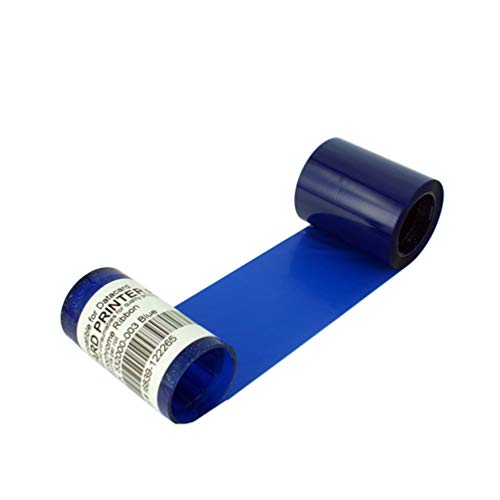 Cinta monocromática azul compatible Datacard 1000 impresiones miniatura 4