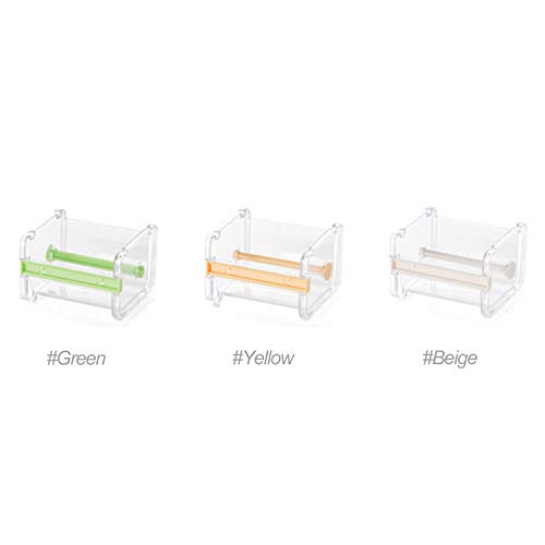 Blusea cortador de fita adesiva, organizador de suporte de fita para rolo de fita, dispensador de ro