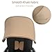 Khaki Canopy Replacement Set for Doona Stroller & Car Seat - 3-in-1 with Shoulder Straps, 1-Min Easy Install, Perfect Fit for Baby