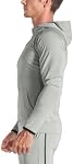 BROKIG Mens Windbreaker Jacket Running Light Hoodie | Front Zip Pocket,Windproof,Lightweight,Hooded Hoodie,Lightweight Polyester Spandex,Gym Workout Hoodie Sweatshirt for Run