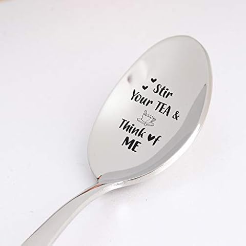 Engraved Spoon Gift for Tea Lovers Cover