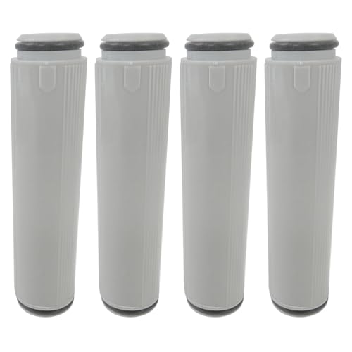 MUNTICO White Long Bar Replacement Filter for FEELSO Shower Head - 4pcs Set, Eliminates Odors & Scale Buildup