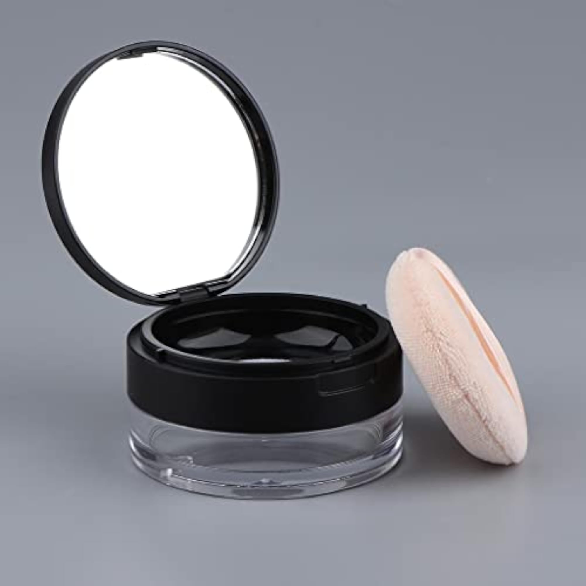 20g Empty Loose Powder Case with Puff Blender