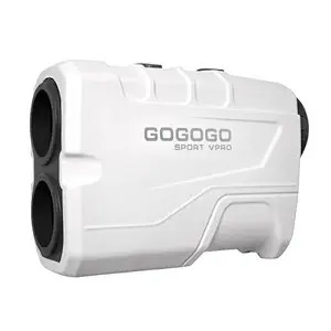 Gogogo Sport Vpro Golf Rangefinder 900 Yards Slope Laser Range Finder with Pinsensor & Flag-Lock, 6X Magnification, Pulse Tech (900 Yard)