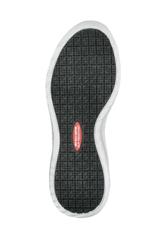 Image of Skechers Womens Black Squad Chaos MaxTrax Soft Toe SRO Slip-On