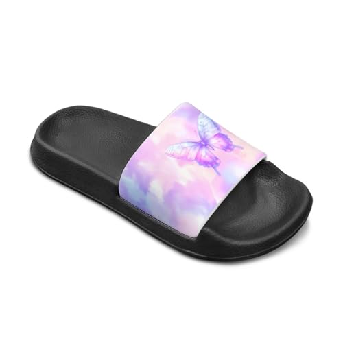 Howilath Chicken & Butterfly Slide Sandal for Kids Anti-Skid Beach Slippers Open Toe Quick Drying Sandal for Girls and Boys2