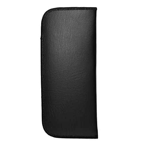 Calabria Half Slip Soft Eyeglass Case (Black) #TOP1