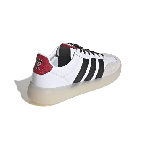 Image of adidas Men's NCAA Team Barreda Decode, White /Black /Team Power Red /Texas Tech University, 14