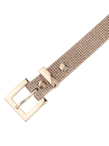 Women Rhinestone Belts, Bling Crystal Sparkly Diamond Shiny Soft Waistband for Party Jeans Dresses2