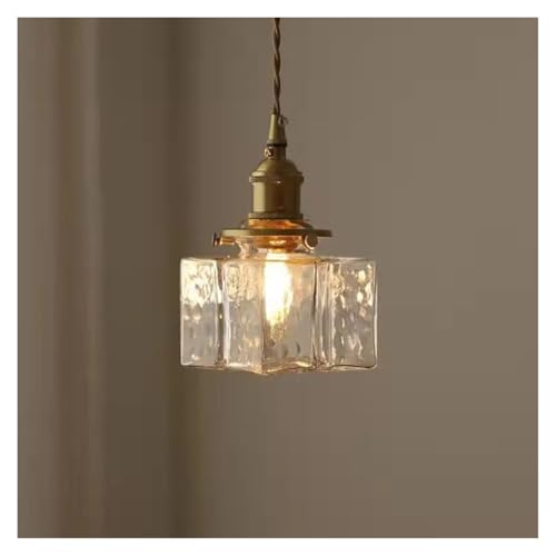 Lampe à suspension en verre japonaise vintage pour sublimer la chambre