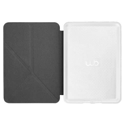 Capa Kindle 10a geração - WB Ultra Leve, Silicone Flexível e Sensor Magnético - Origami Tecido Rosa