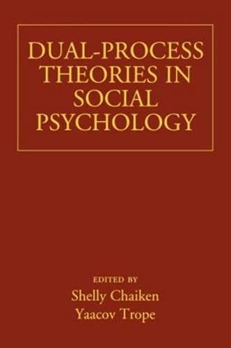 Preisvergleich Produktbild Dual-Process Theories in Social Psychology