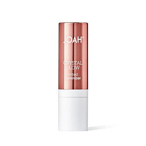 JOAH-Highlighter-Stick-Crystal-Glow-Tinted-Luminizer-Contour-Makeup-Crystalide-Peptide-for-Clearer-Smoother-Looking-Skin-Built-In-Detachable-Brush-Natural-Beige