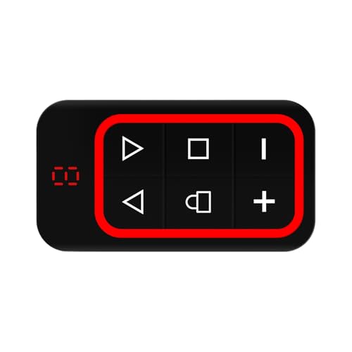 Control remoto inalámbrico de 6 botones para garaje - controlador de puerta multi-botones, dispositivo de acceso | para casa, exterior, apartamento, entrada, seguridad.