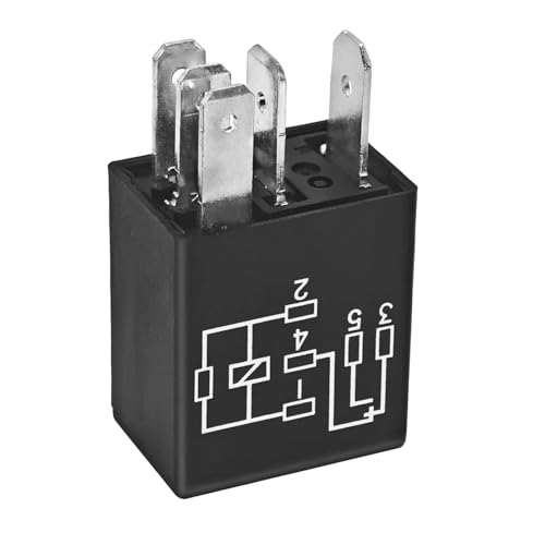 Relé negro de 5 pines F57B-14B192-AA G1UHQ repara cortes de energía y evita sobrecalentamiento coche 4
