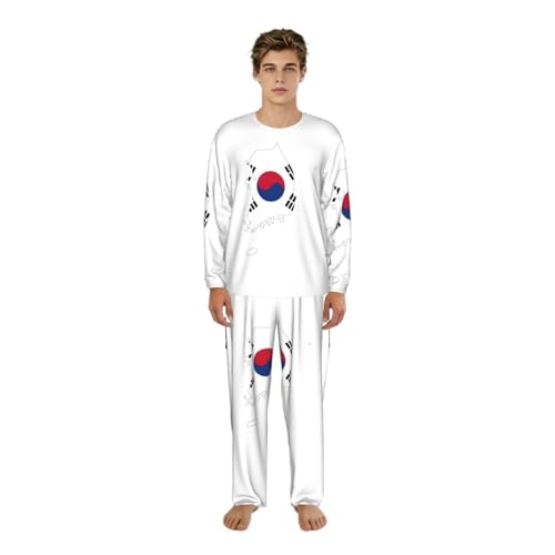 Pyjama Corée du Sud homme ensemble vêtement de détente confortable S au 3XL