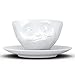 FIFTYEIGHT PRODUCTS / Tassen / Kaffeetasse „Lecker“ (Porzellan, 200 ml, weiß, Made in Germany)
