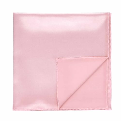Image of tiemart Solid Color Pocket Squares for Men | For Suits, Perfect for Wedding Parties, 12 x 12 inch / 30 x 30 cm