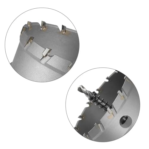 Broca sierra de corona 58mm Yantbin para acero miniatura 4