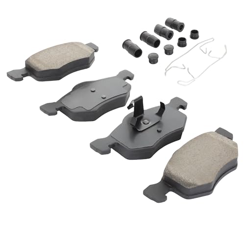 Image of QUALITY-BUILT Front Ceramic Brake Pads, Premium 1001-0843C, Compatible with 2001-2007 Ford /Mazda /Mercury (Escape,Mariner,Tribute)