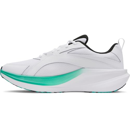 Under Armour Men's Charged Assert 11, (101) White/Black/Green Mode, 13,
