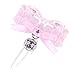 Produktbild F Fityle Damen Gothic Lolita Spitzen Pinzessin Choker Kette Halskette Glocken Anhänger für Party Halloween-Kostüm - Rosa