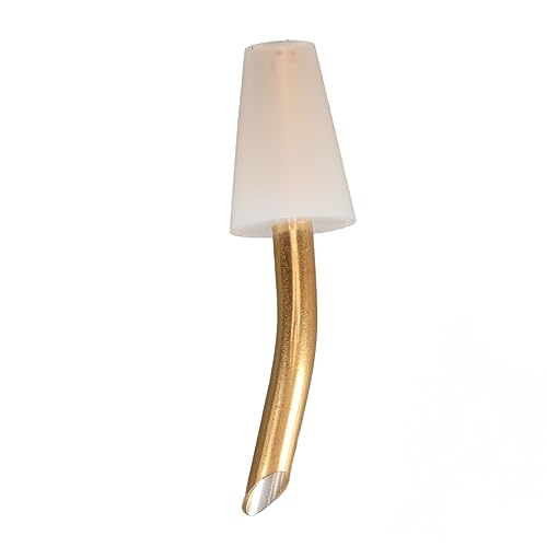 EOJDDPA Extensión de tetera con boquilla para cafetera, tubo de acero inoxidable de silicona, diseño antisalpicaduras para acampar al aire, senderismo, mochileros y picnics. (Oro)