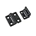 Folding Hinge Black Zinc Alloy Industrial Electrical Equipment and Distribution Box 1Pcs(40mmX40mm)
