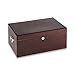 Bey-Berk Luxury Humidor Cigar Box Holds 200 Cigars - Spanish Cedar Lined Cigar Humidor Encased in Walnut, Extra Large Cigar Humidor with Digital Hydrometer