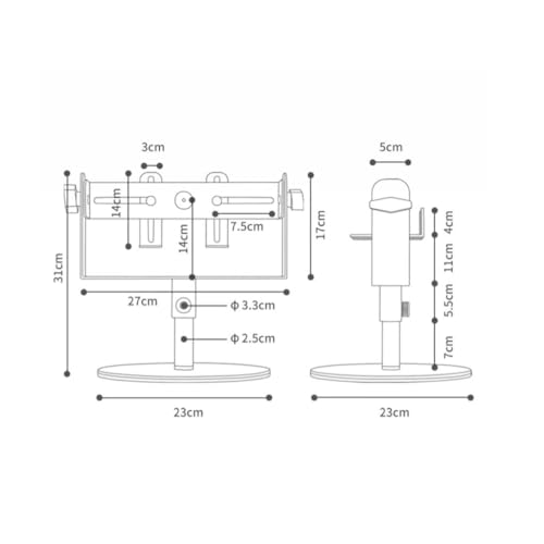 Soporte para proyector oculto de pared sin perforaciones ajustable para mesa y hogar 2