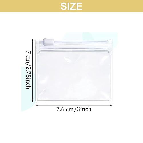 10 Pezzi Sacchetti di Plastica Richiudibili