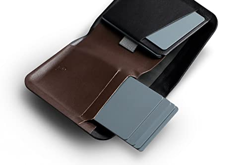 Bellroy Apex Note Sleeve – (Molded leather billfold wallet, RFID protected) - Raven3