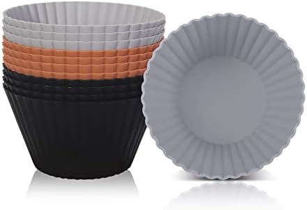 Stampi Per Cupcake In Silicone Kaxich 30 Pezzi, Pirottini Antiaderenti Riutilizzabili Pirottini Per~p139363063