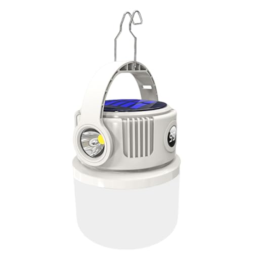 Lampe de poche solaire de camping LED étanche : fini le noir grâce à l'affichage numérique