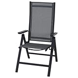 Klappsessel Tauro Royal Grau 66x60x110 cm