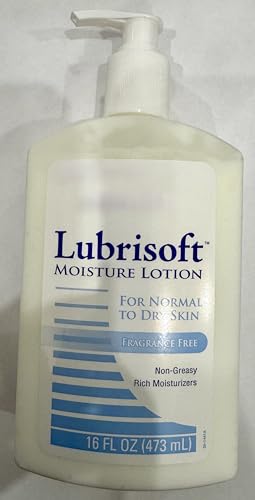 Fragrance Free LubriSoft Moisture Lotion For Normal to Dry Skin. Non Greasy. Major Nourishes & Moisturizes Skin. Helps keep skin softer & smoother. 16 fl oz