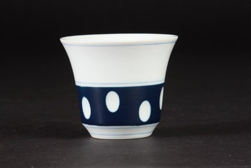 西海陶器 有田焼 中煎茶 水玉柄